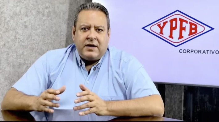 Presidente ejecutivo de Yacimientos Petrolíferos Fiscales Bolivianos (YPFB), Sebastián Daroca.
