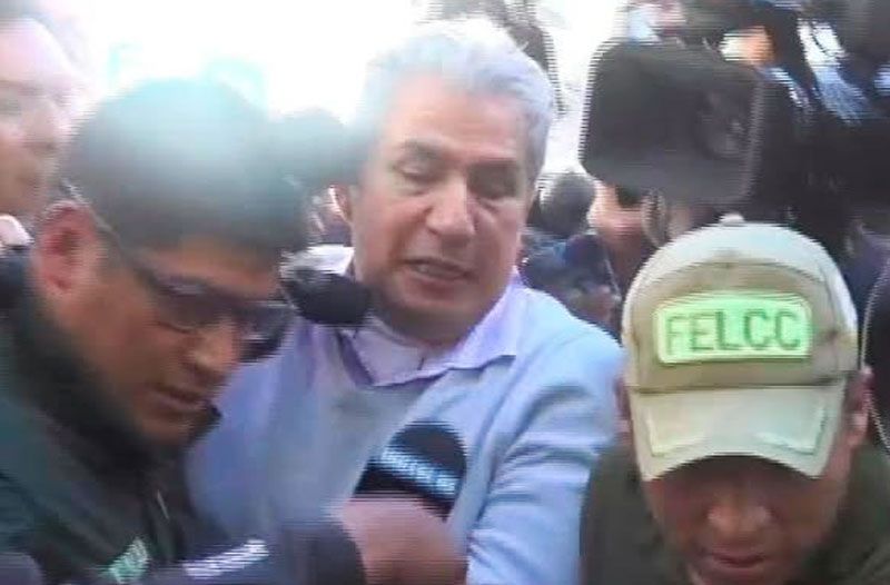 Novillo fue aprehendido el jueves.